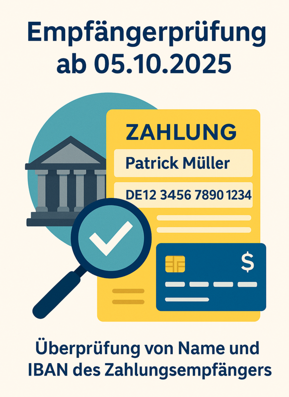 Zahlungsverkehr Prüfung IBAN Empfänger