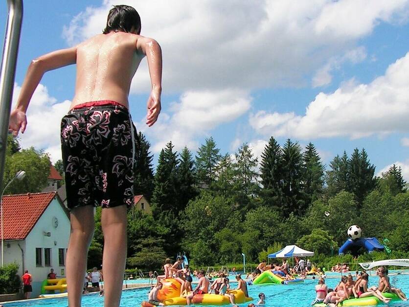 Spaß im Freibad