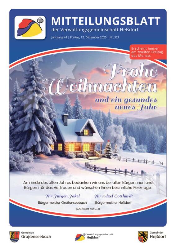 Mitteilungsblatt Dezember 2025 - Titelbild