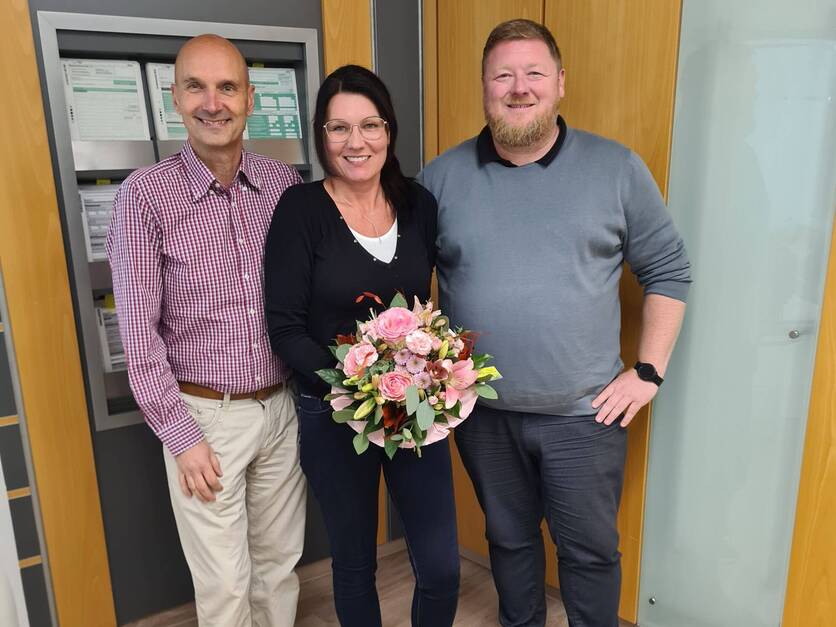 Gratulation Angelika Hüller zur bestandenen BL1 Prüfung