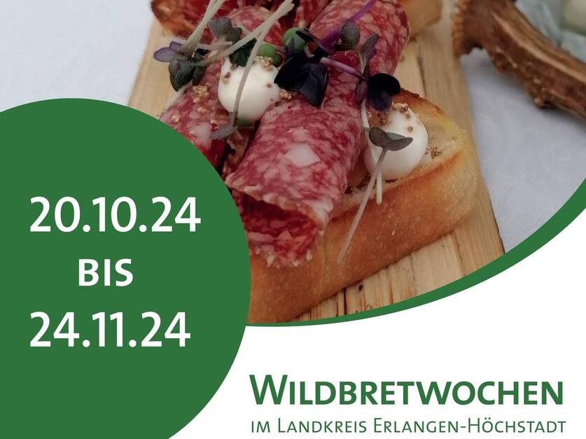 Wildbretwochen 2024 im Landkreis Erlangen-Höchstadt - Titelbild der Broschüre