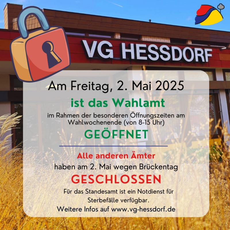 Brückentag 02.05.2025