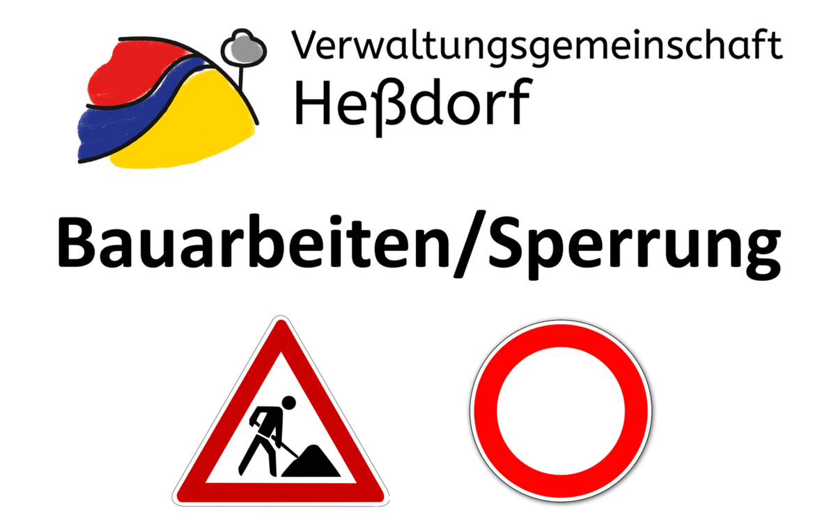 Bauarbeiten/Sperrung in der VG Heßdorf - Thumbnail