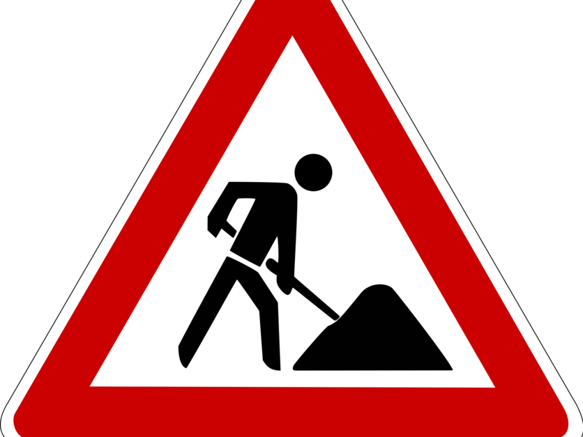 Verkehrszeichen Baustelle