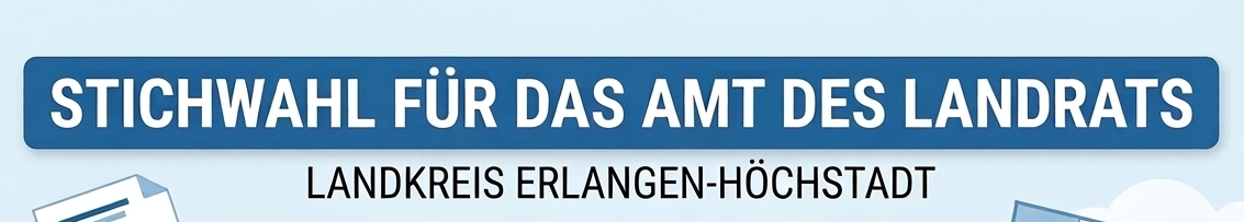 Kommunalwahl 2026: Stichwahl-Termin Landrat 22.03.2026