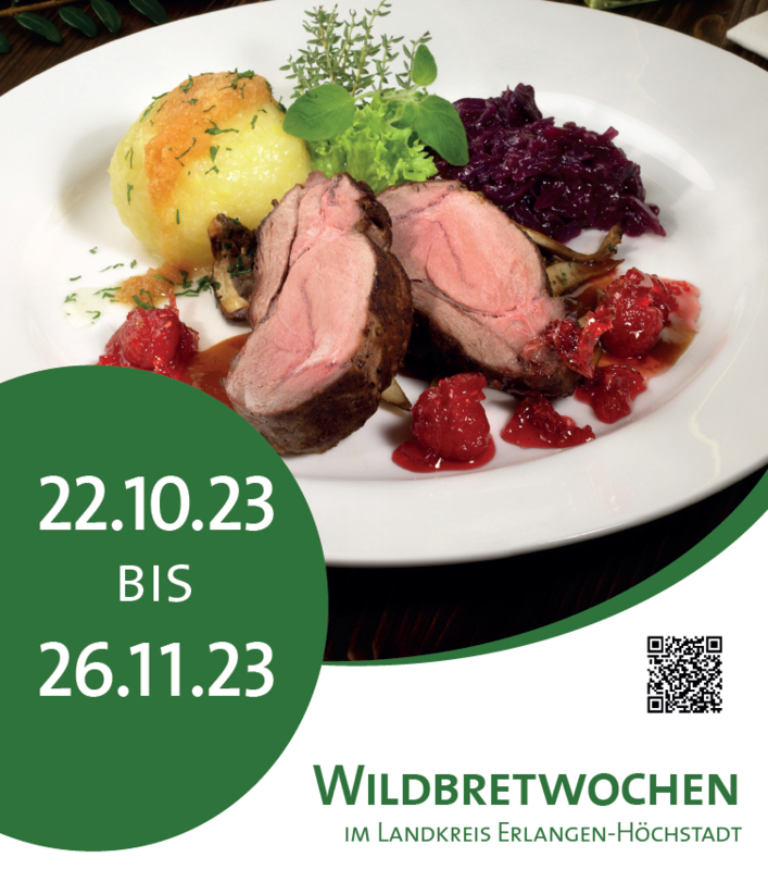 Wildbretwochen 2023 im Landkreis Erlangen-Höchstadt - Titelbild der Broschüre