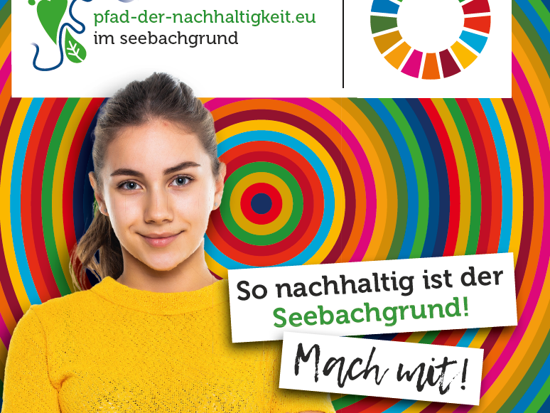Pfad der Nachhaltigkeit im Seebachgrund - Flyer (Cover)