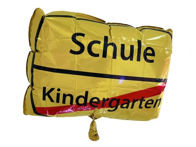 Ballon Schule Kindergarten 