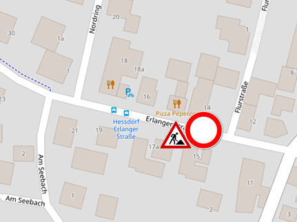 Vollsperrung Heßdorf Erlanger Straße 20.03. - 01.04.26
