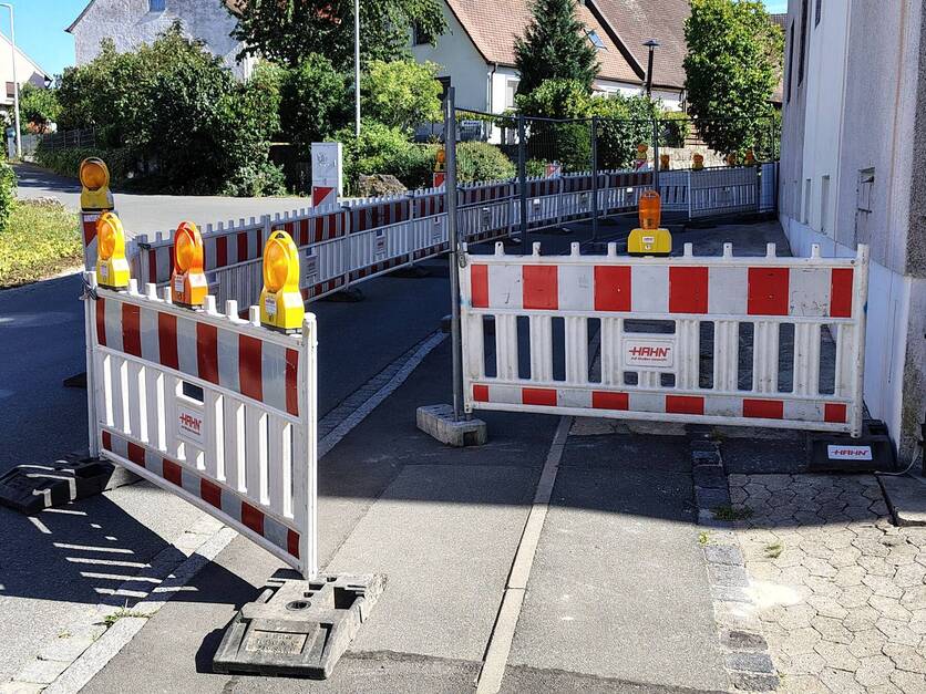 Bauarbeiten Schulstraße Großenseebach Juni 2025