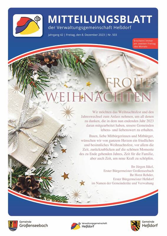 Mitteilungsblatt Dezember 2023