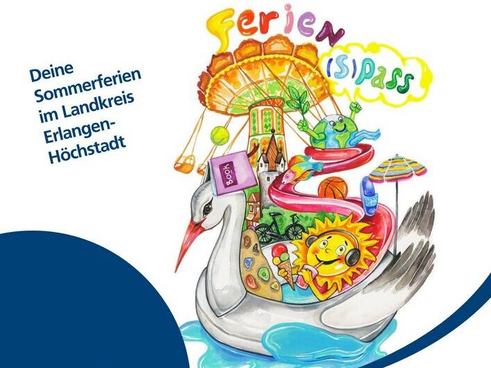 Ferienpass 2024 des Landratskreises ERH - Plakat