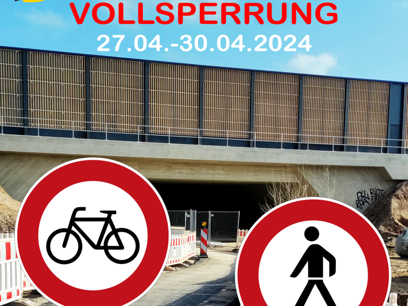 Vollsperrung am Simon-Rabl-Weg in Heßdorf vom 27. - 30.04.2024