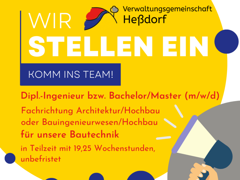 Stellenausschreibung Dipl.-Ingenieur bzw. Bachelor/Master (m/w/d) für Bautechnik