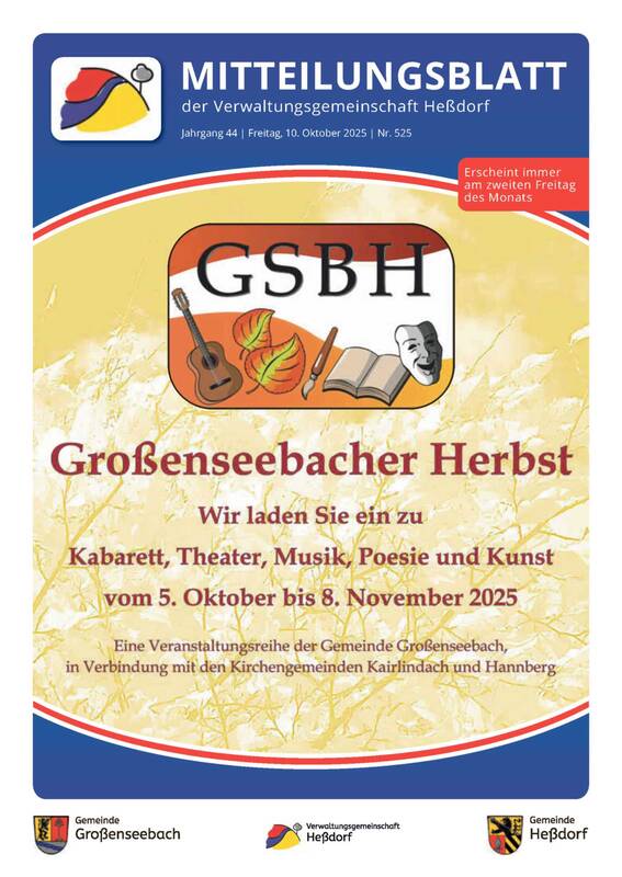 Titelbild Mitteilungsblatt Oktober 2025