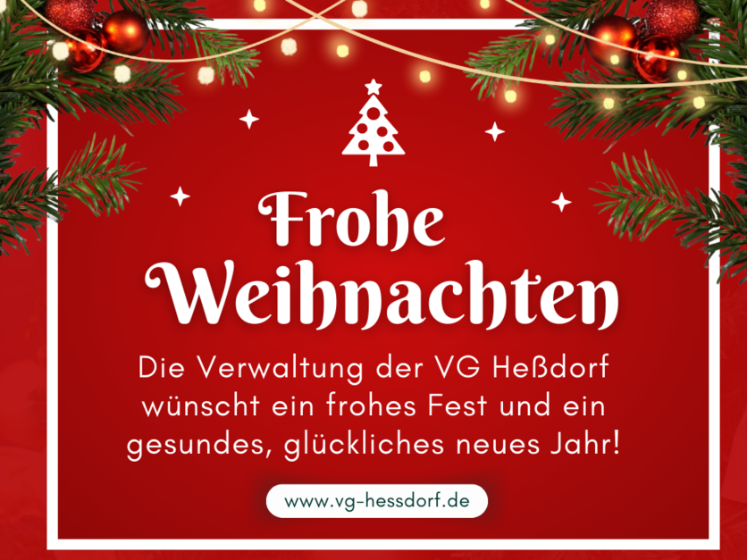 Weihnachtsgruß der Verwaltung 2023