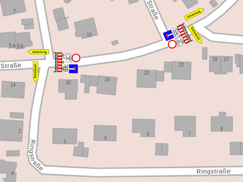 Vollsperrung "Neue Straße" Großenseebach 05.07.2024
