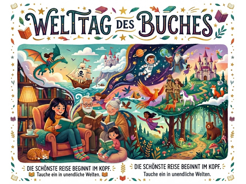 Welttag des Buches - Keyart