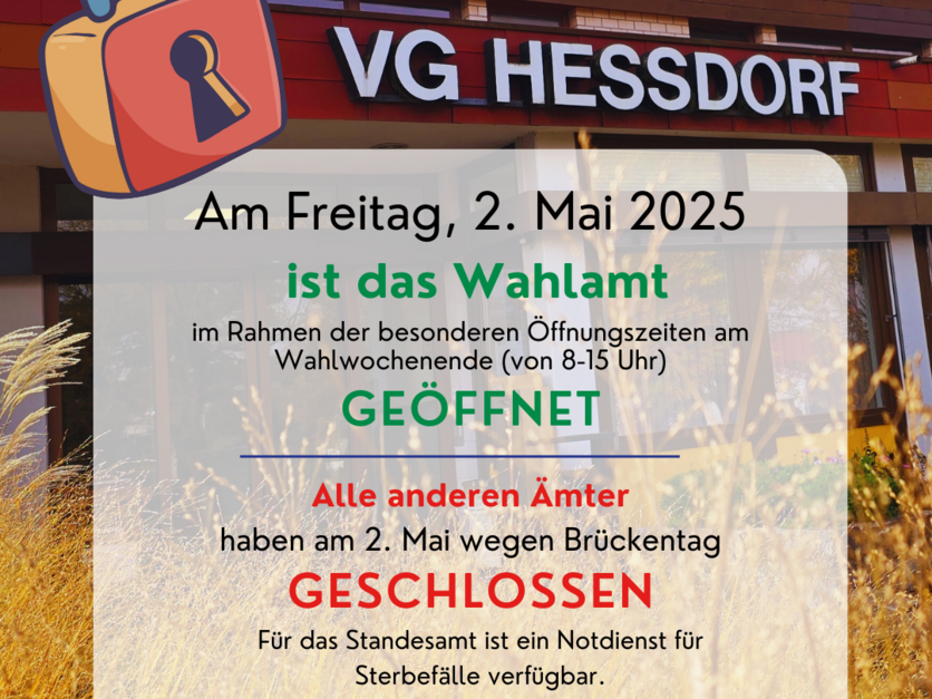 Brückentag 02.05.2025