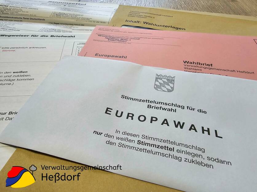 Briefwahlunterlagen Europawahl 2024