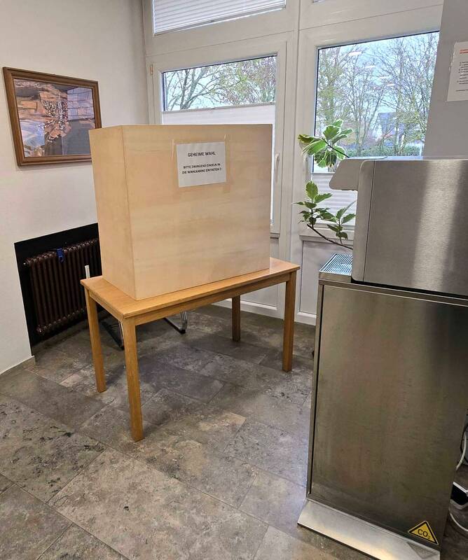 Wahlkabine Rathaus Heßdorf