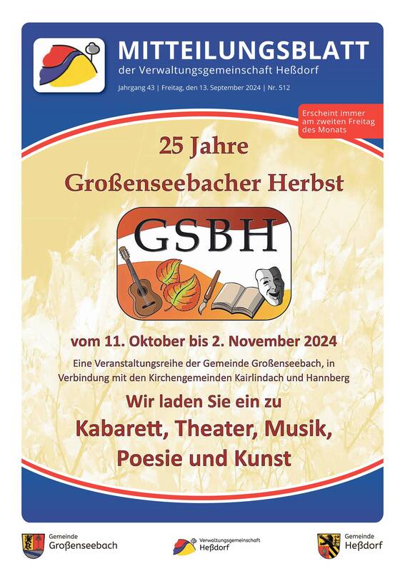 Titelbild Mitteilungsblatt September 2024
