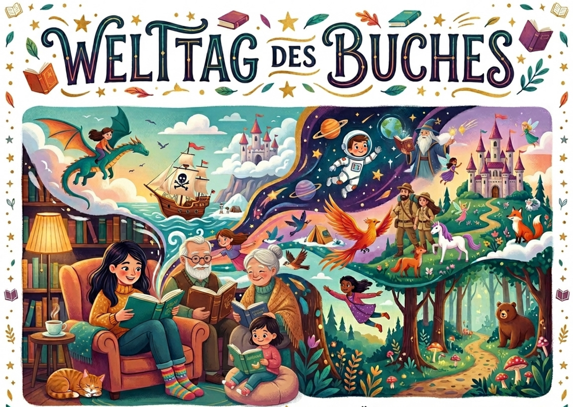 Welttag des Buches - Keyart