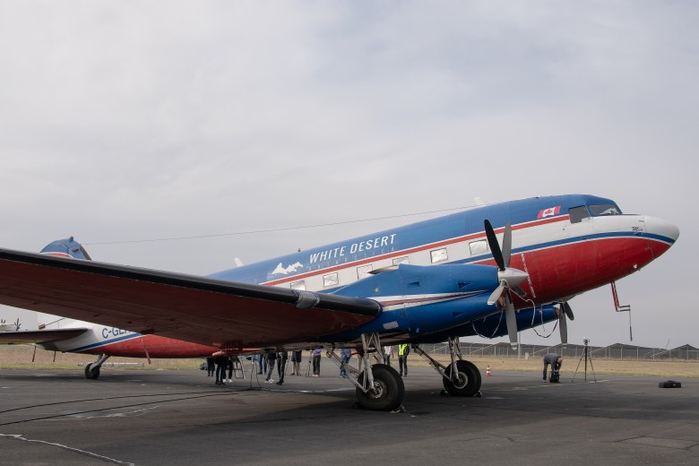 Flugzeug Basler BT-67 der Firma Bell Geospace Ltd