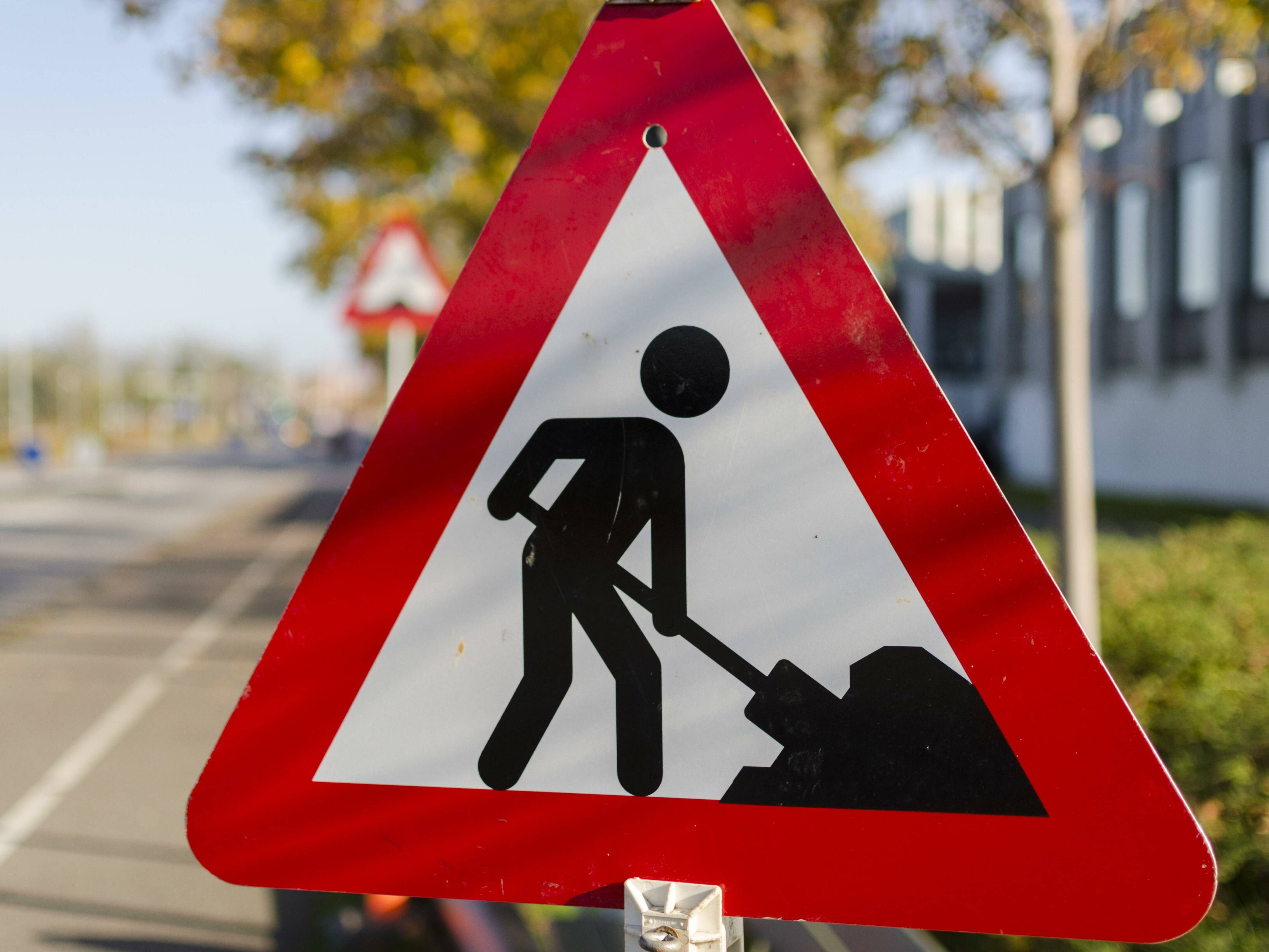 Glasfaser-Bauarbeiten am Geh-/Radweg zwischen Großenseebach und Weisendorf