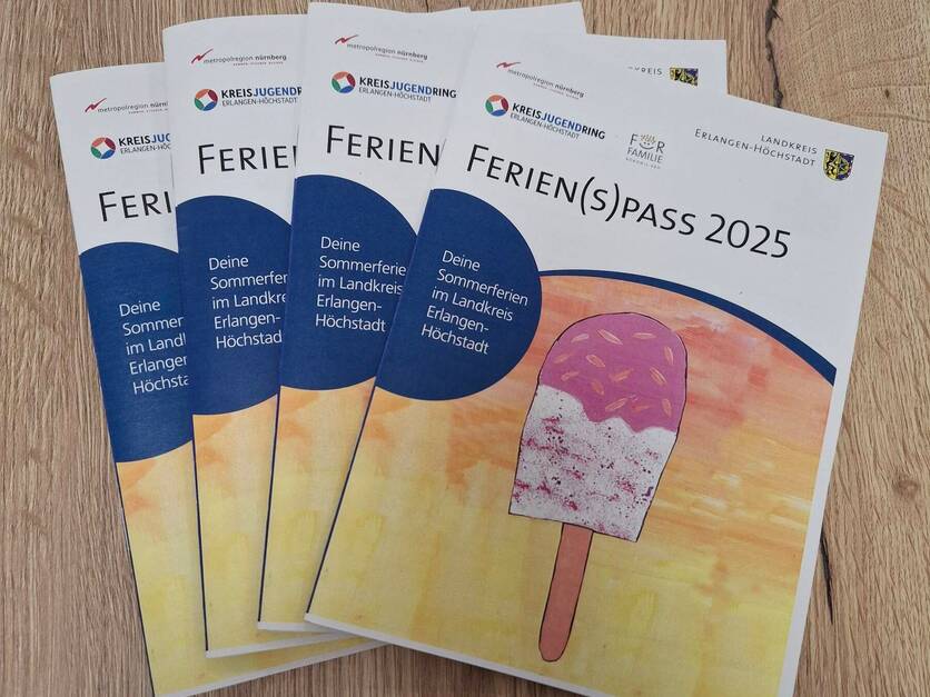 Ferienpass 2025 des Landratskreises ERH - Plakat