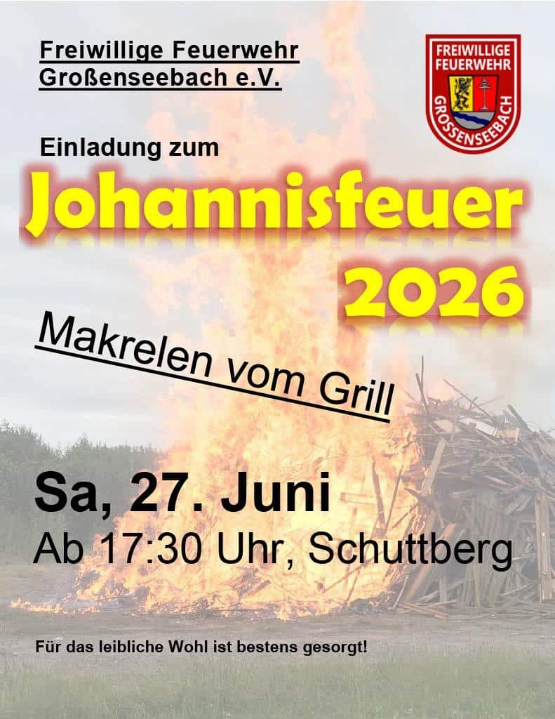 Johannisfeuer Großenseebach 2026