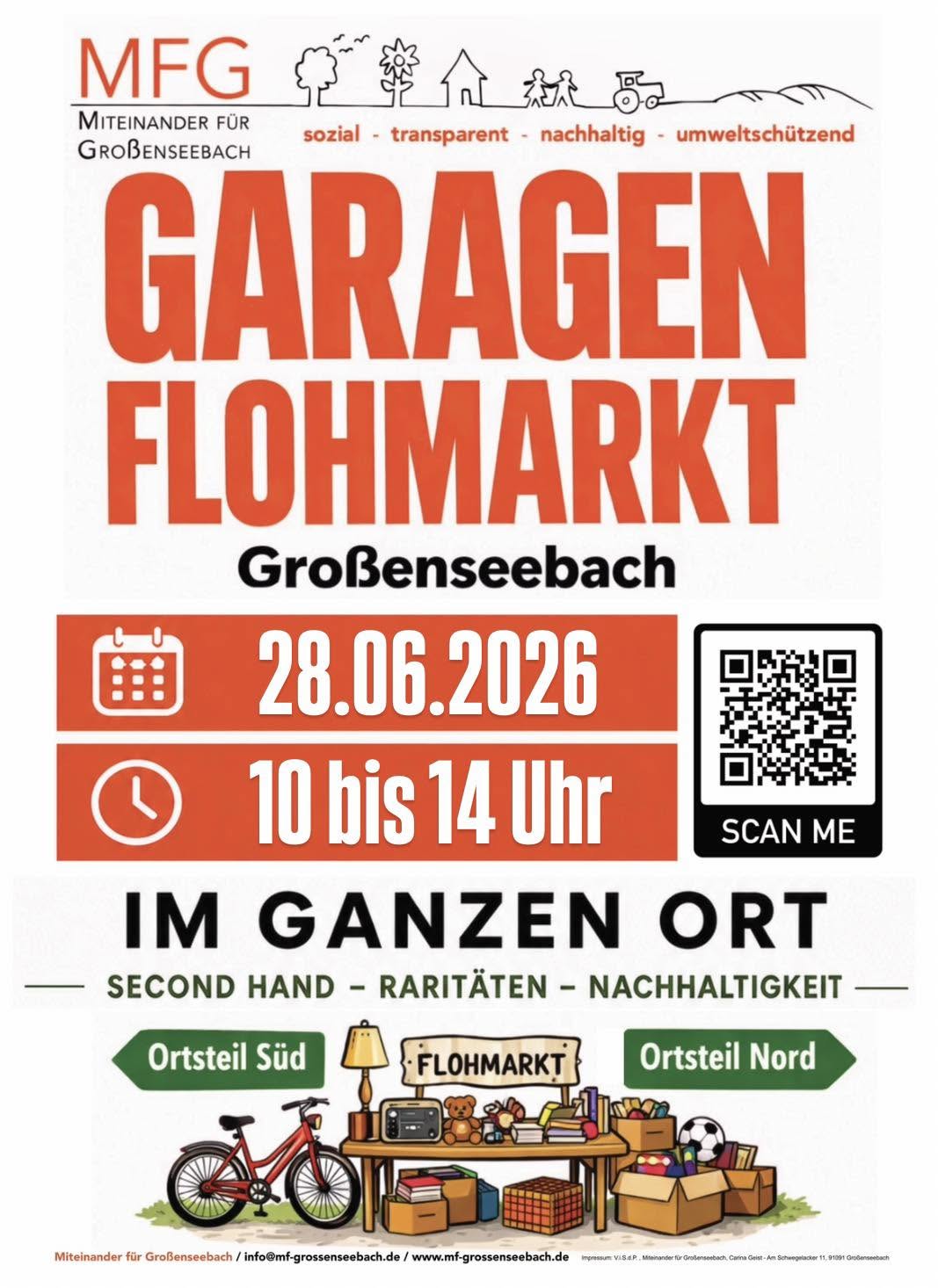 Garagenflohmarkt Großenseebach 2026