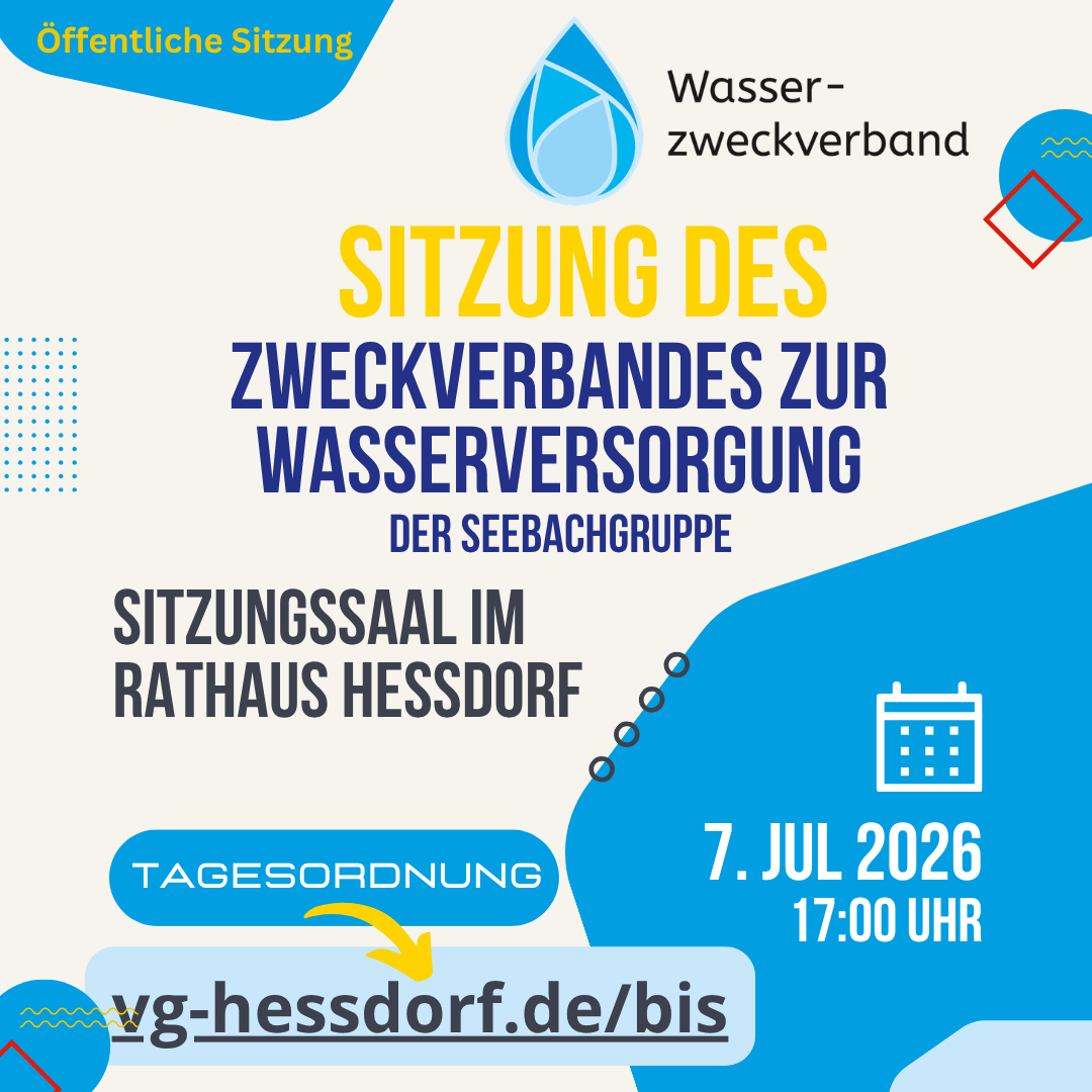 Sitzung Wasserzweckverband ZVS