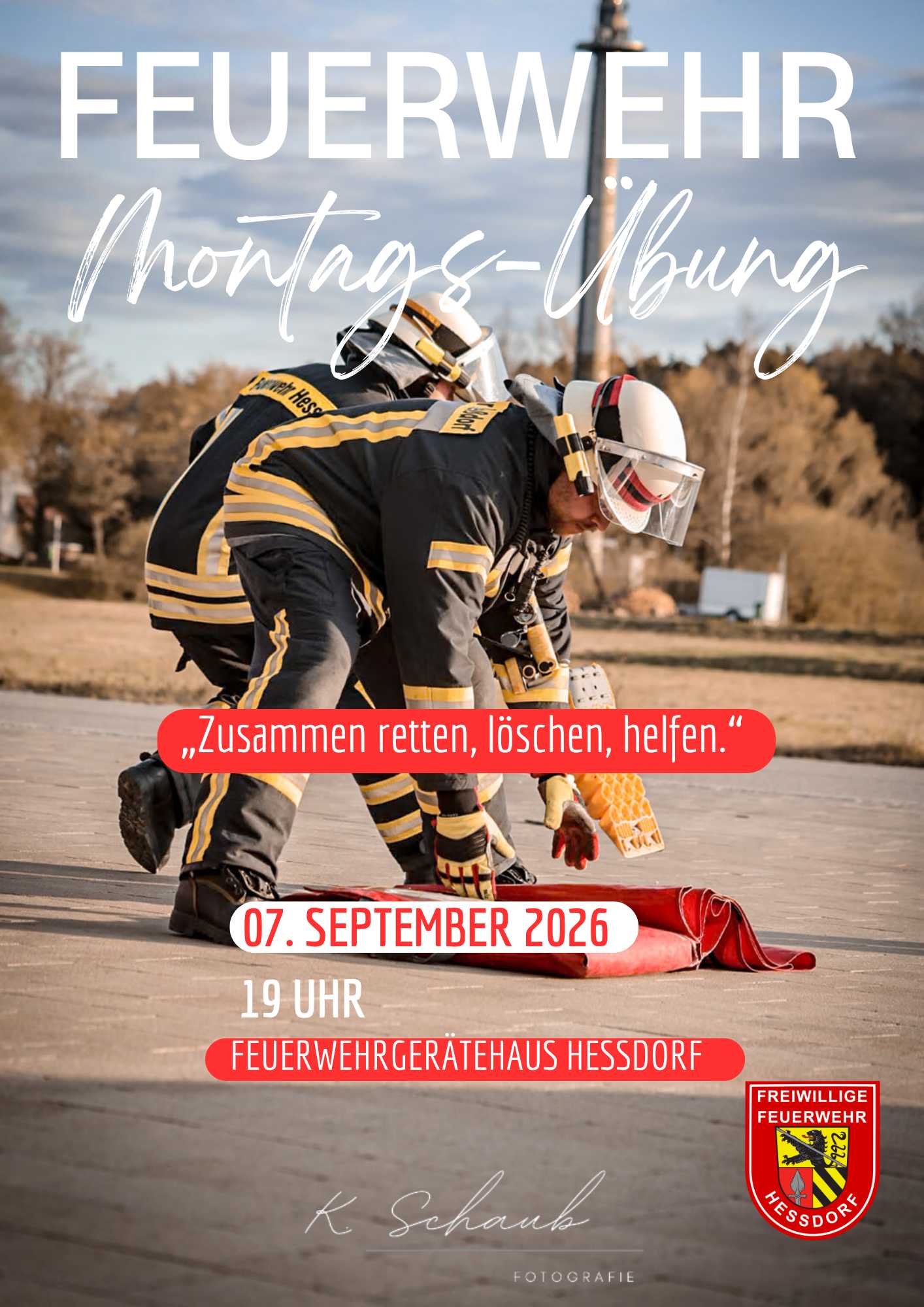 Montagsübung FFW Heßdorf 07.09.2026