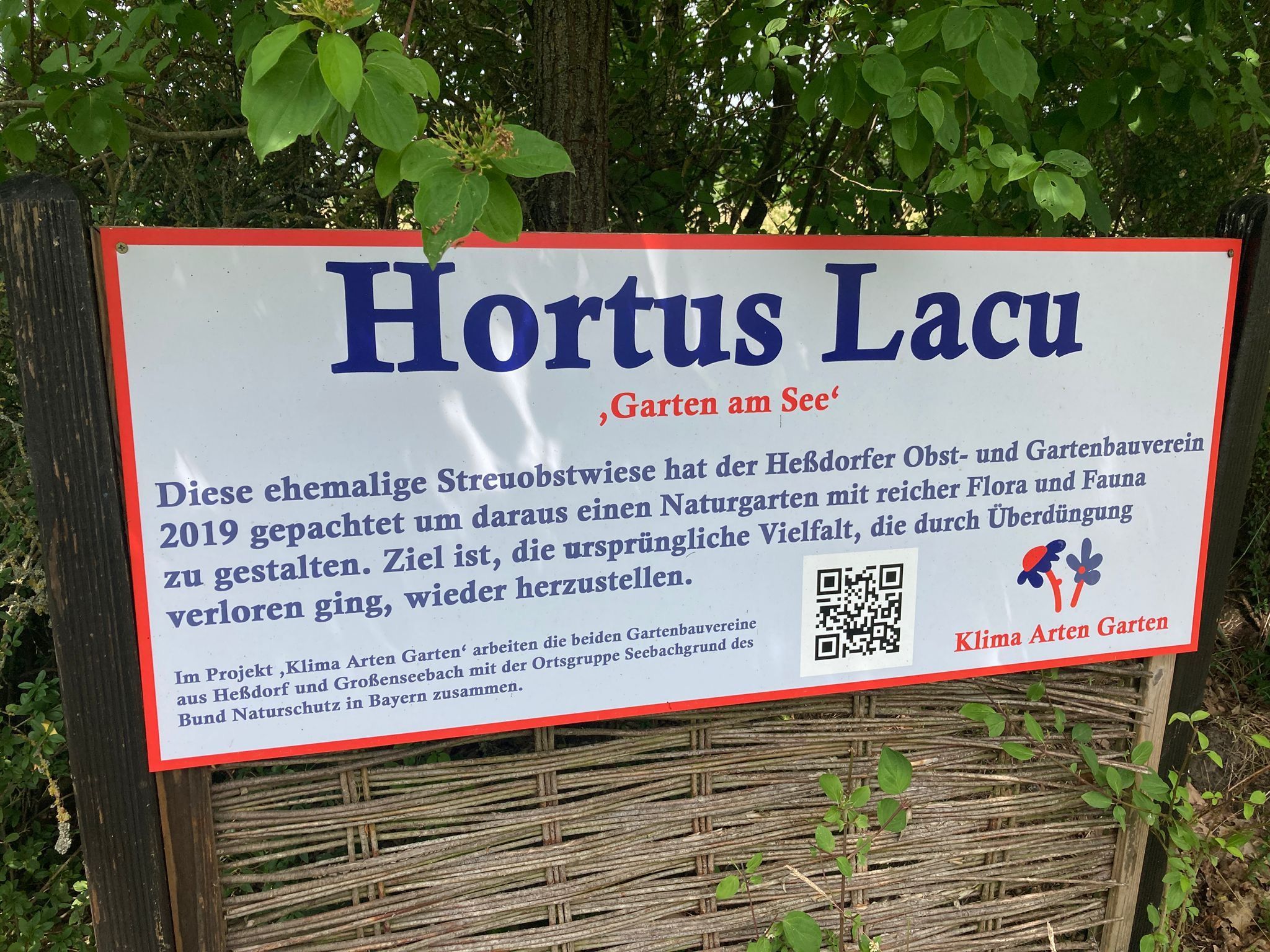20260624 Schild am Eingang_Hortus_Lacu