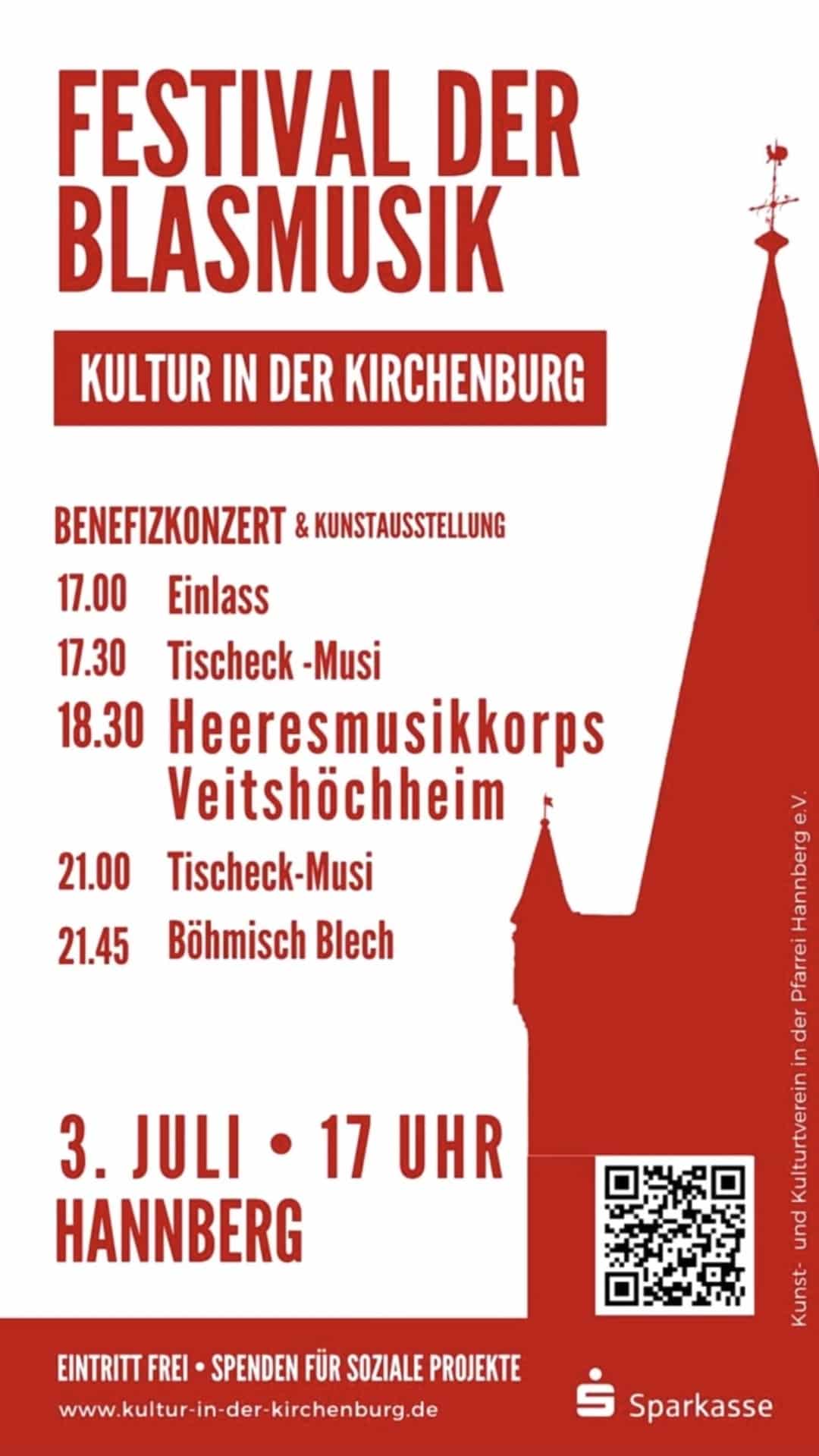 Kultur in der Kirchenburg 2026 - Festival der Blasmusk