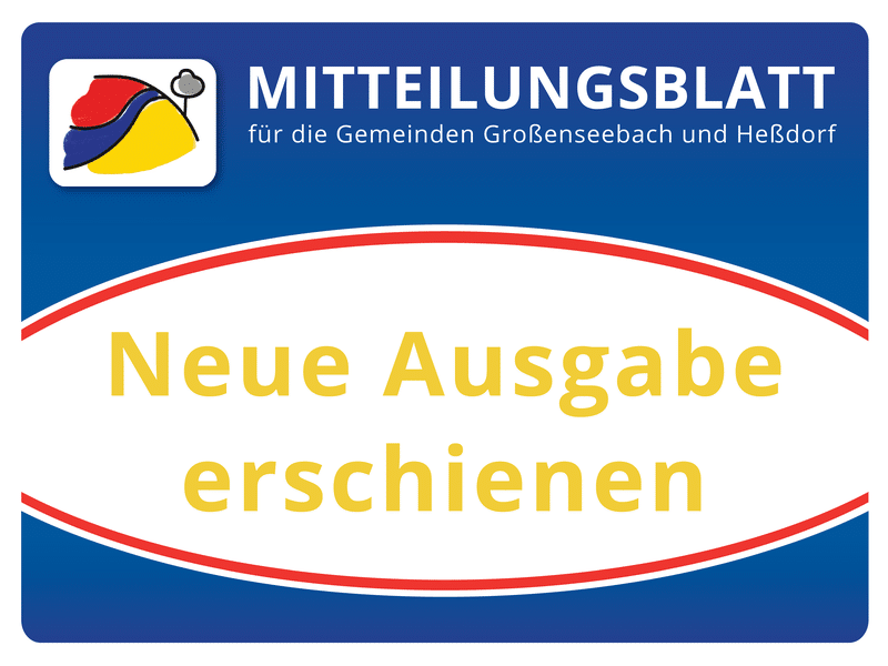 Mitteilungsblatt VG Heßdorf neue Ausgabe erschienen