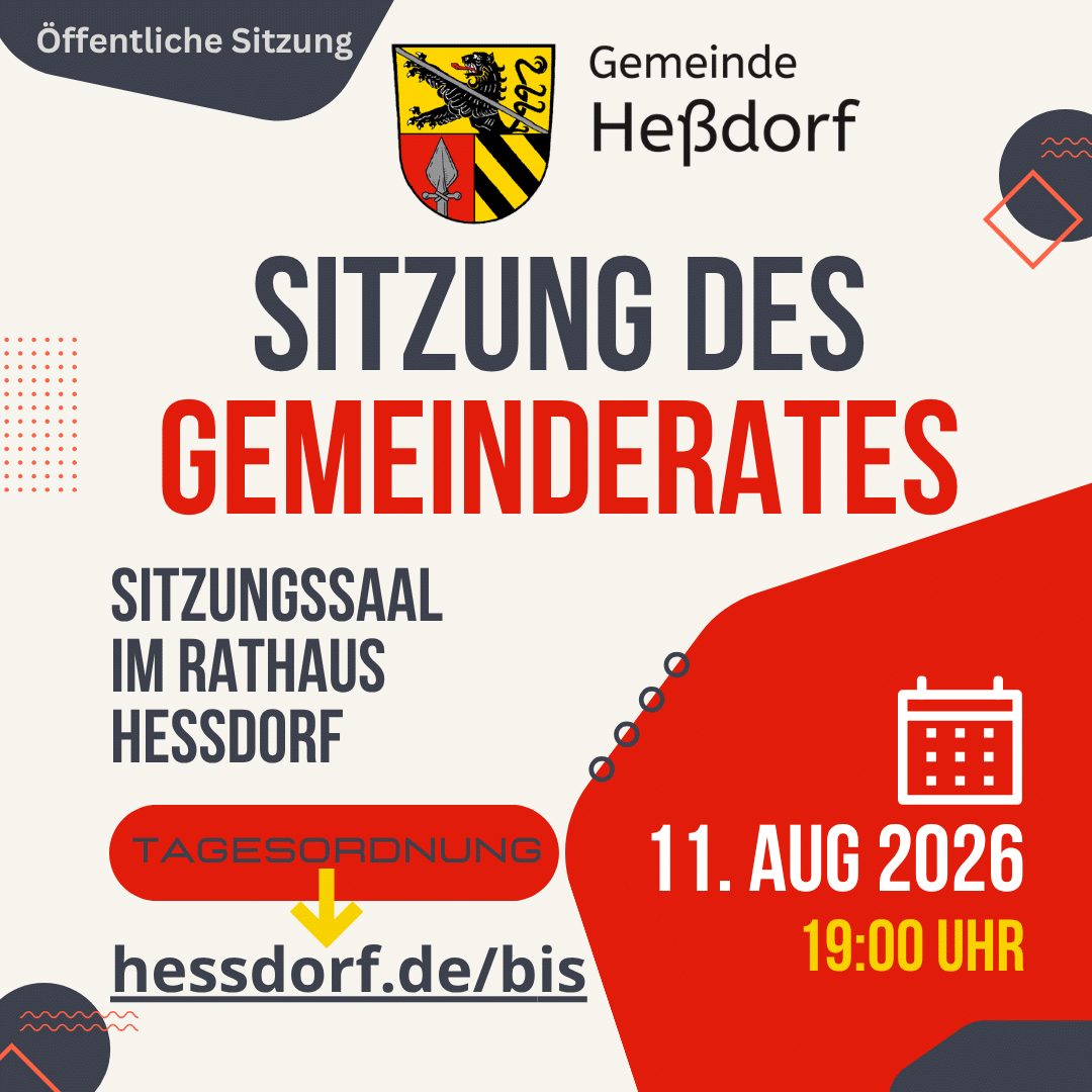 Gemeinderat Heßdorf 11.08.26