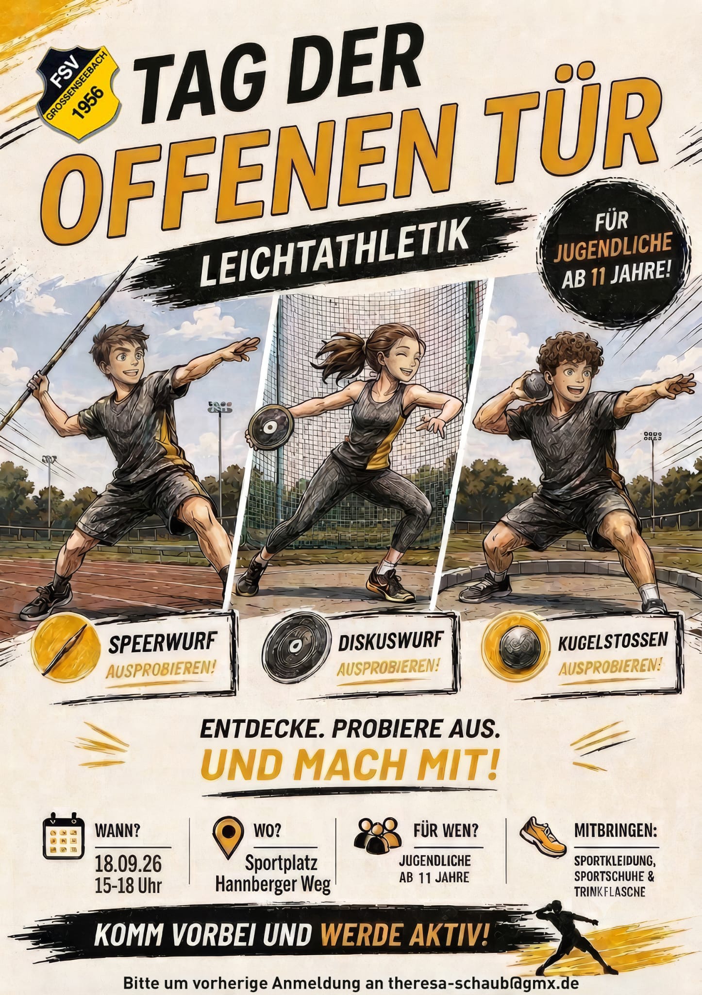 Tag der offenen Tür Leichtathletik FSV